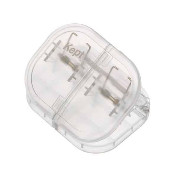 カラー：クリア―本体サイズ（約）：幅70×奥44×高58mm素材：ポリカーボネート、鉄、ステンレス