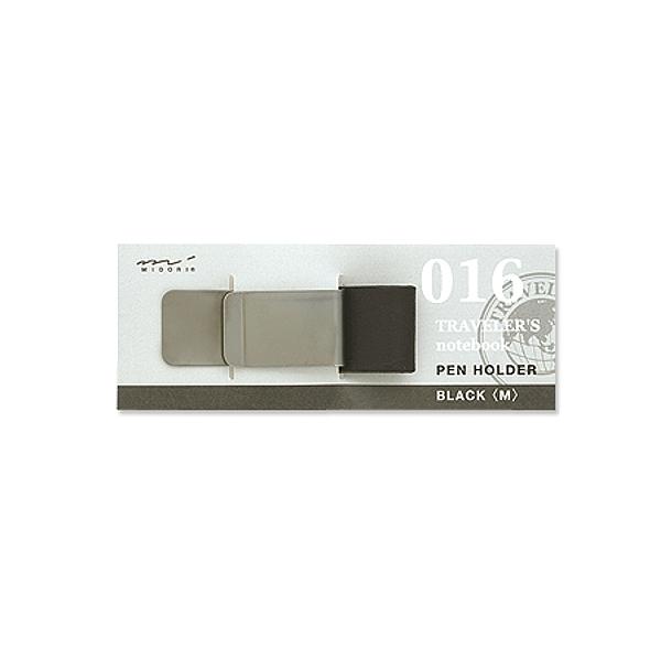 トラベラーズカンパニー（TRAVELER’S　COMPANY）　トラベラーズノート　ペンホルダー　M　14298006　黒 ハンズ