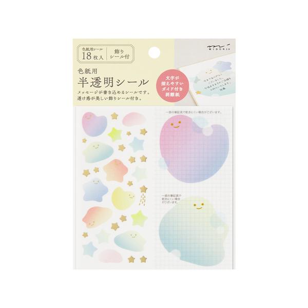 柄：ふわふわ柄本体サイズ（約）：縦114×横109mm枚数：5シート（記入用シール18枚+飾りシール）