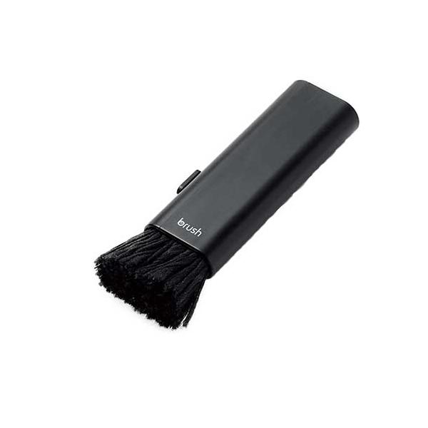 他サイト： エレコム（ELECOM）　除電クリーニングブラシ（コンパクト収納タイプ）　KBR−014AS ハンズの商品画像