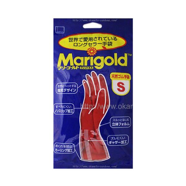 他サイト： オカモト　マリーゴールドフィットネス　天然ゴム手袋　中厚手　S ハンズの商品画像