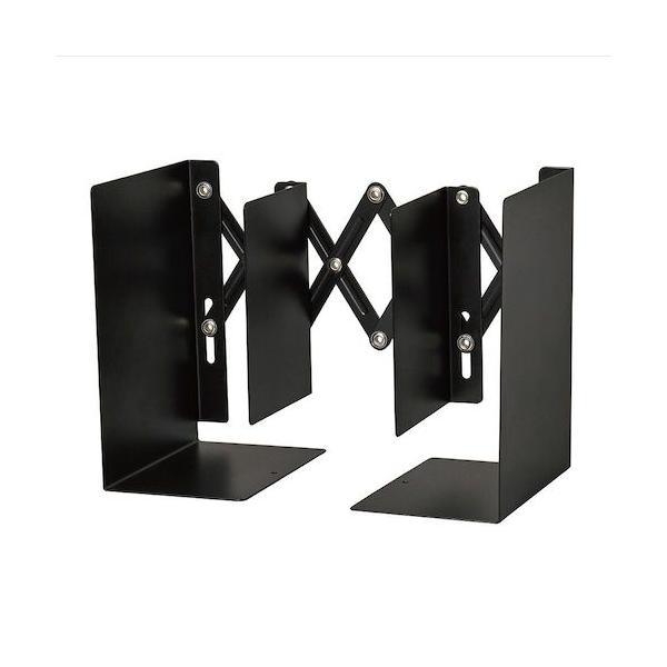 他サイト： カール事務器（CARL）　せいとん　ブックエンド　伸縮型　ALB−55−K　ブラック ハンズの商品画像