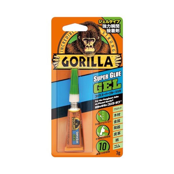 GORILLA　ゴリラスーパーグルー　強力瞬間接着剤　ジェルタイプ　3g　1772 ハンズ