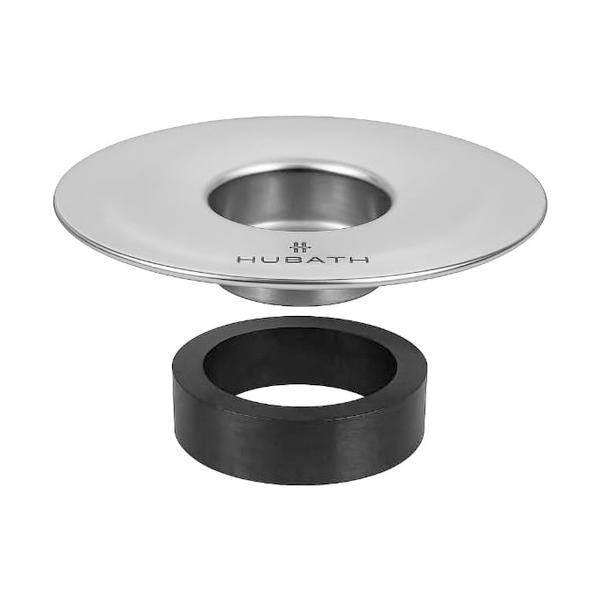 本体サイズ（約）：［ステンレス部］径64×高10mm　［磁石部］径35×10mm重量（約）：45g素材：ステンレス、フェライト磁石付属品：排水口ネット×3個