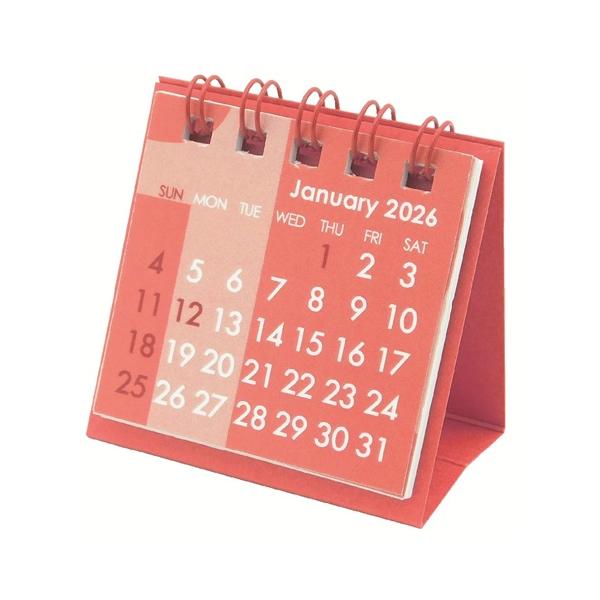 カラー：レッドサイズ（約）：［使用時］縦60×横60×奥40mm枚数：12枚製本仕様：リング