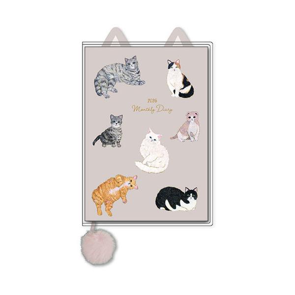 2026年1月始まり】 アートプリントジャパン（A.P.J.） ダイカットネコ