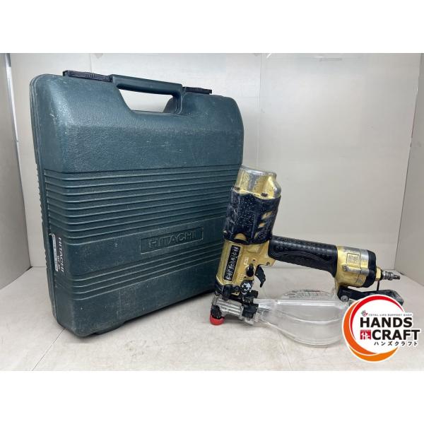 日立 HITACHI WF3H 高圧ネジ打ち機 高圧用 ケース/保護メガネ付き 中古