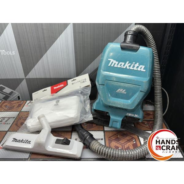 値下げしました！【中古】マキタ Makita VC260D 背負式クリーナ 紙パック10枚付き【ハンズクラフト佐賀】 〇マキタ Makita VC260 充電式背負クリーナー 紙パック10枚付き