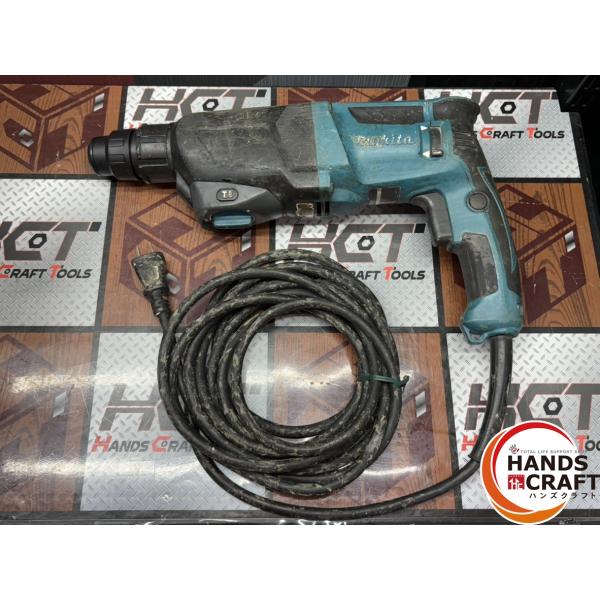 【中古】マキタ Makita HR2611F 26mmハンマドリル ケース付 〇マキタ Makita HR2611F 26mmハンマドリル 汚れ有 本体のみ【ハンズ