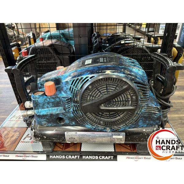 値下げしました！【中古】マックス MAX AK-HH1250E スーパーエア・コンプレッサ 高圧/常圧 ガイアブルー 〇マックス MAX AK-HH1250E スーパーエア・コンプレッサ 高圧/常圧