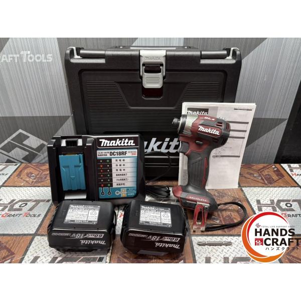TD173DRGXAR【未使用】マキタ Makita TD173DRGXAR 充電式インパクトドライバ 限定オーセンティックレッド バッテリ×2・充電器付き【ハンズクラフト佐賀】 〇【未使用】マキタ Makita TD173DRGXAR インパクト 限定