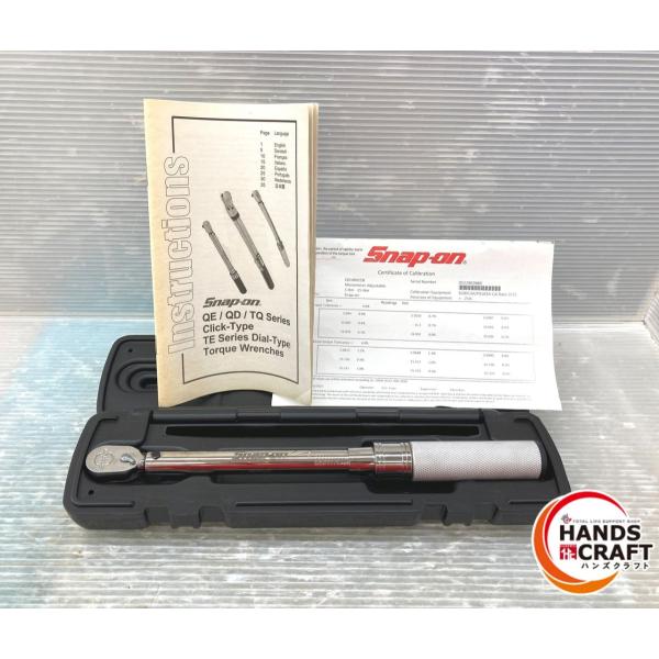 ◇【ジャンク扱い/現状品】スナップオン QD1RN25B トルクレンチ ケース