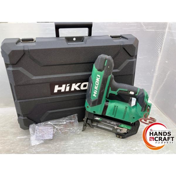 【中古】ハイコーキ HiKOKI N3604DM コードレスフロア用タッカ 38mm 36V 本体のみ【ハンズクラフト佐賀】 ◇【中古】ハイコーキ N3604DM 38mmコードレスフロア用タッカ ケース