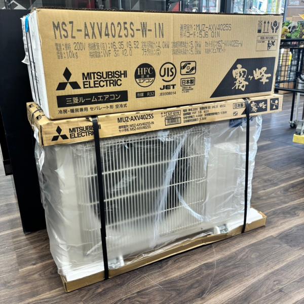 ○【送料無料】【未使用品】三菱 MSZ-GV4025 ルームエアコン 2025年 