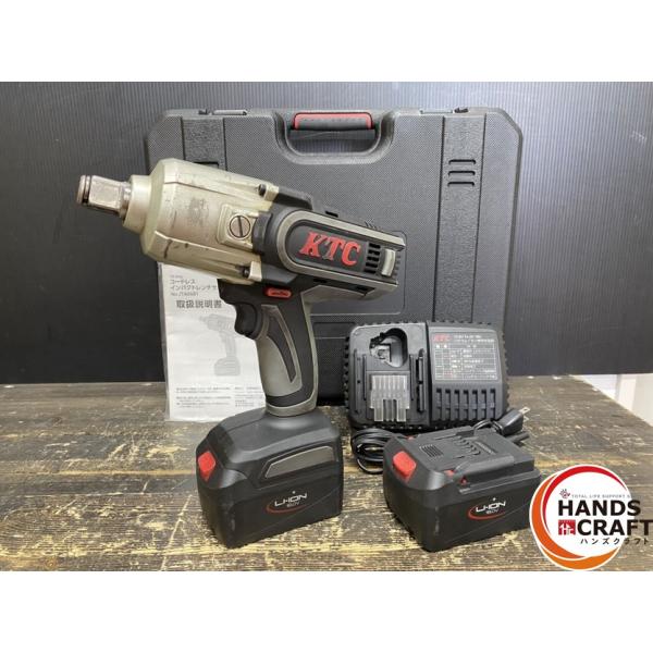 ○【中古品】KTC 京都機械工具 JTAE681 充電式電動インパクトレンチ 差 