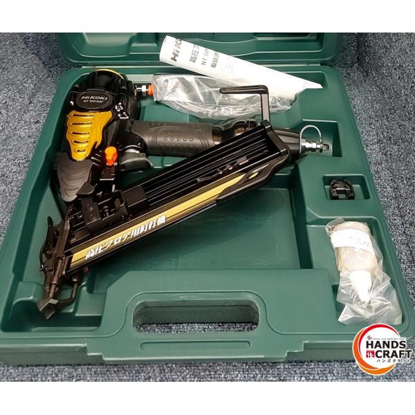 中古品△ハイコーキ高圧フロア用釘打機NT50HMF△