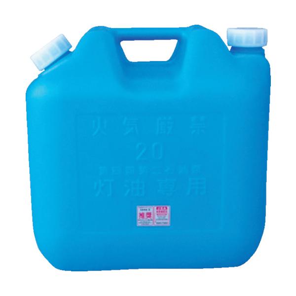 他サイト： コダマ樹脂工業  灯油缶　18L　青/赤　KT-018の商品画像
