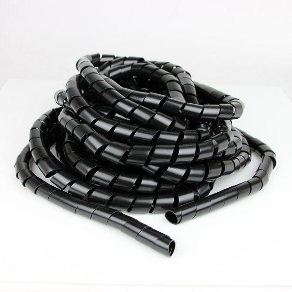 スパイラルチューブ SB-24-B 黒 内径：21.4mm 長さ：10m （3739520