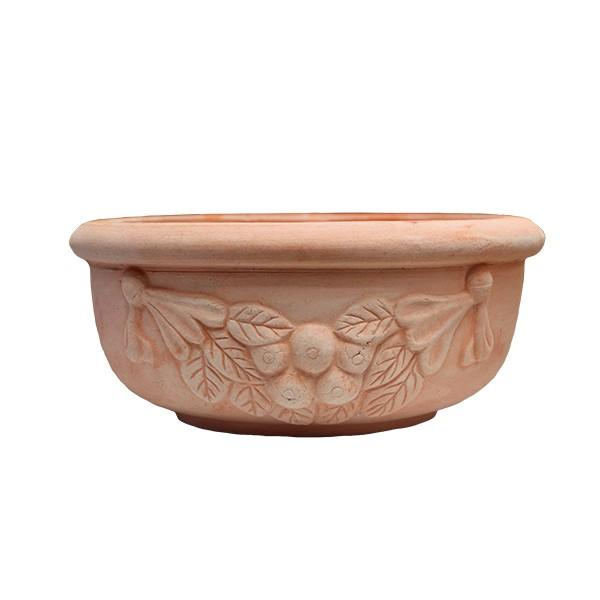 植木鉢 テラコッタ鉢 素焼き鉢 フローレンス ローボール 30 約 直径 30cm 高さ 13cm 送料別 通常配送 ハンズマン 通販 Yahoo ショッピング