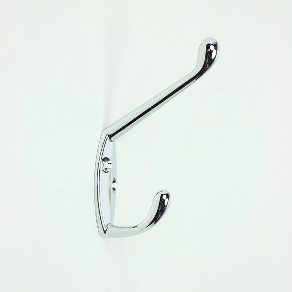 金属製壁用フック シルバー ビス止め式 745ZN1 奥行：約56mm （7336500