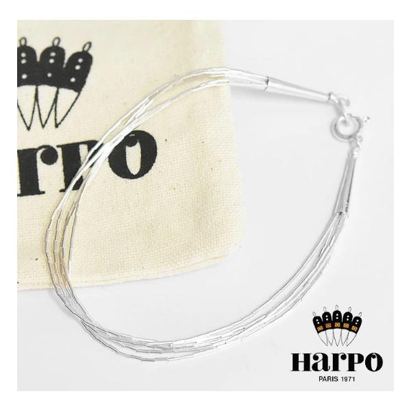 ≪HARPO≫ アルポ パルポ シルバー 華奢 ビーズ 5連 ブレスレット