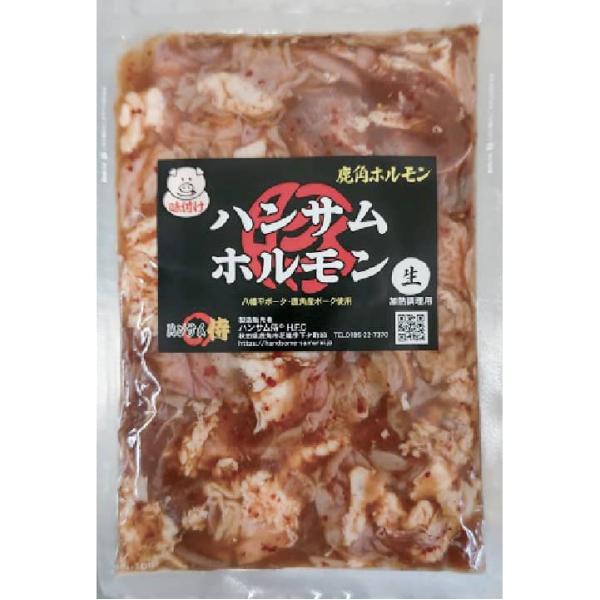 秋田県鹿角市の八幡平ポーク・鹿角産ポークを使用した味付豚生ホルモンです。サッパリとしてお酒にもよく合う味付ホルモンなのでぜひお召し上がり下さい。ホルモンを焼いた後に残るタレでの締めの麺（うどん・ラーメン）・タレをかけたごはんも格別に美味しい...