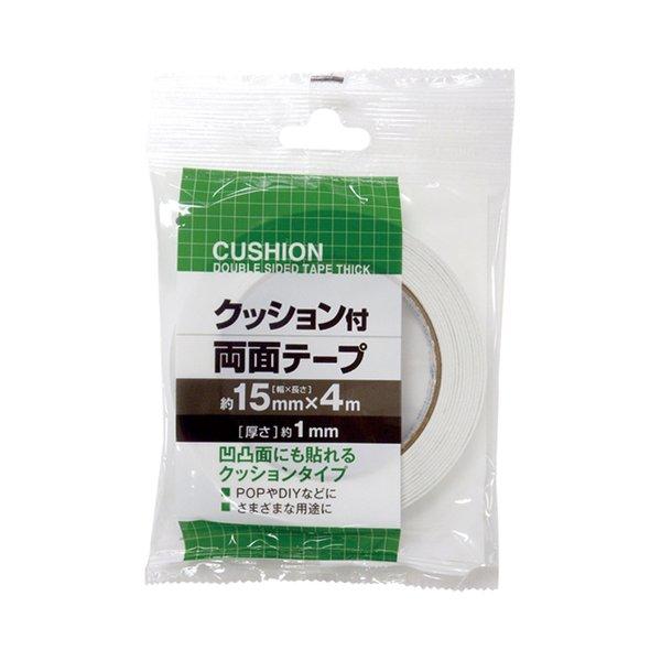 160クッション両面テープ（15mm×4m） 〔12個セット〕 32-160