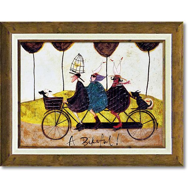 ユーパワー Sam Toft サム トフト アートフレーム 「バイクフル 」 ST