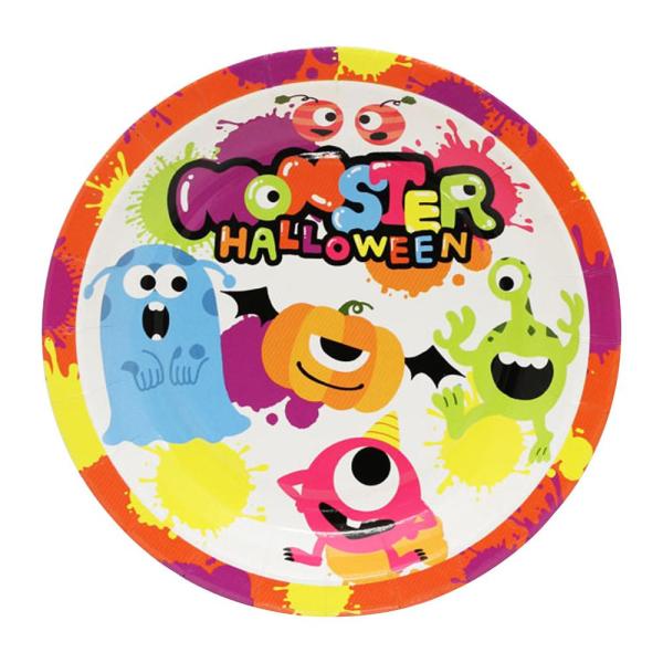 ハロウィンシリーズ  プレート モンスターハロウィン PT389 8枚×10セット
