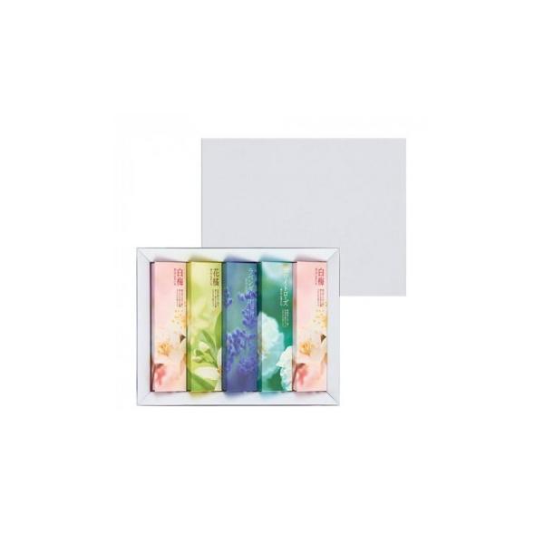 日本香堂 かたりべ ご進物用 お線香 花の香り 5箱入 包装品 25g×5個入 26149