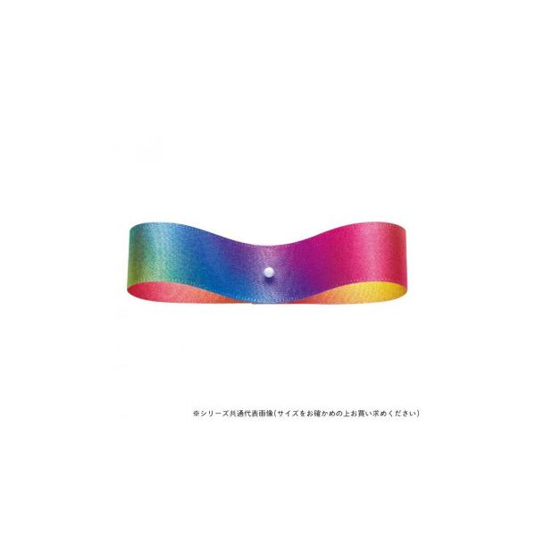 東京リボン 29521  レインボーサテン 15mm×30m 7 ビビッド