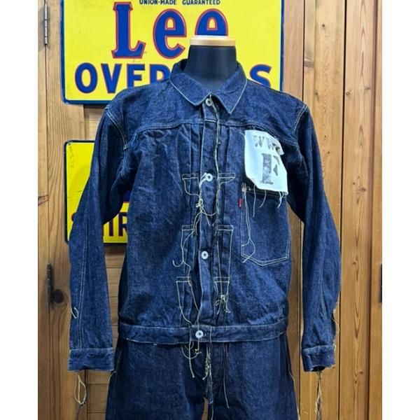 FULL COUNT & CO. デニムジャケット Lot2017 W L38 FULLCOUNT（フルカウント） デニム FULLCOUNT WW2 MODEL BROWN COTTON