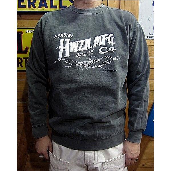 トップス hwznbross SWEAT hangar-market_hwznotrgdyecswetblk
