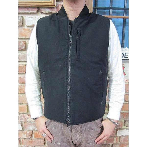 アンクラウド ベスト UNCROWD RIB VEST UC-121-018 【BLACK】 : HANGAR