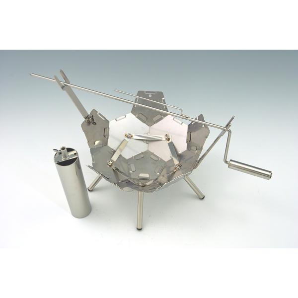ハンゴーコンロ研究所　ファイヤーピットKIKYO-S[R]基本キット コレが焚き火台！？”斬新すぎて2度見してしまう！パズルのような