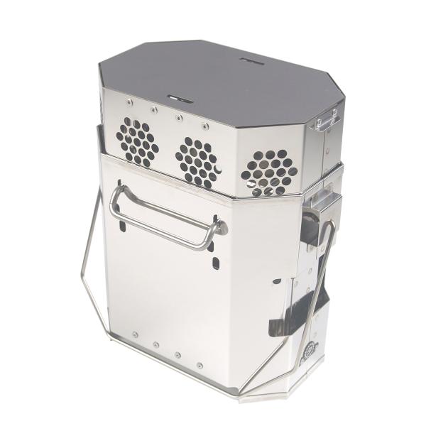 ハンゴーコンロ研究所 ハンゴーコンロ・薪[H]』 兵式飯盒用 炭ストーブ仕様＞『ハンゴーコンロ・薪[H]』(兵式飯盒対応