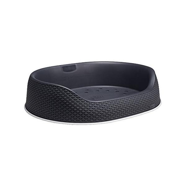 ペットベッド Curver Pet Life Style レストベッドL ブラック 同梱不可