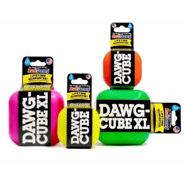 犬用 知育ボール RUFFDAWG ラフダーグ ダーグキューブ 高耐久 アメリカ製 一生涯保証