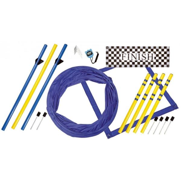 ドイツの有名ブランド！KARLIEは世界中で販売されている人気ブランドです。 あなたの庭であなたの犬を訓練してあげてください。 このアジリティセットはいつでもどこでもあなたの犬と "アクティブ"になることができる６個の商品が詰まったドッグア...