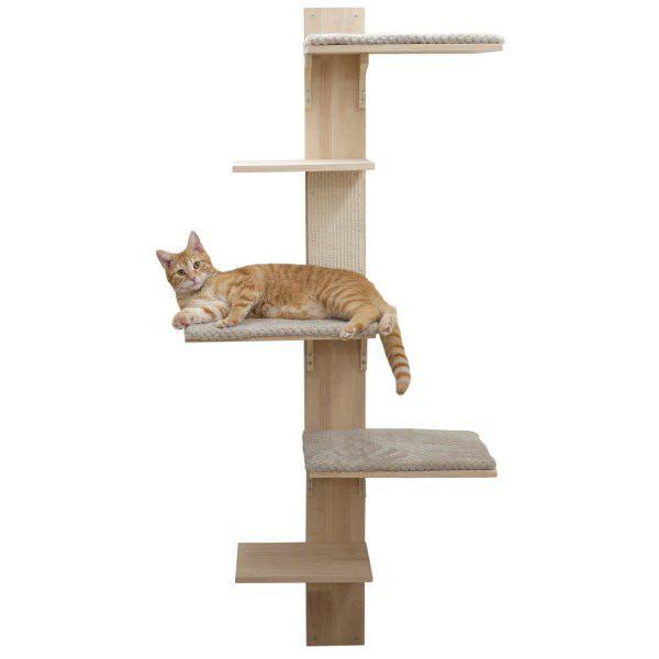 猫用 キャットタワー KERBL ケアブル 壁取り付け キャットツリーティンバー