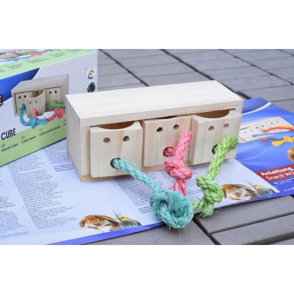 小動物用 おもちゃ TRIXIE トリクシー スナックキューブ うさぎ 遊び 道具