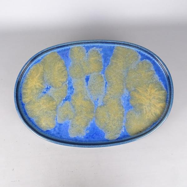 品名　水盤 　(春松)サイズ　高さ　約3センチ　　横幅　約47.5センチ　奥行　約32.4センチ