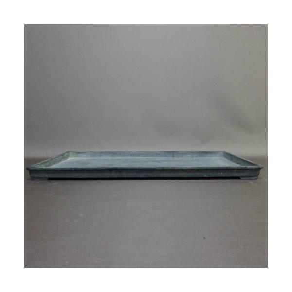 商品名 　銅水盤・水盤 (落款なし)サイズ 　高さ　 約3.5センチ　　横幅　 約60センチ　奥行　 約31.5センチ