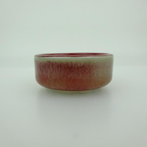 盆栽鉢 青香 小鉢 長辺 約6.1cm 丸鉢 釉薬 現品 新品 : はニわ株式会社