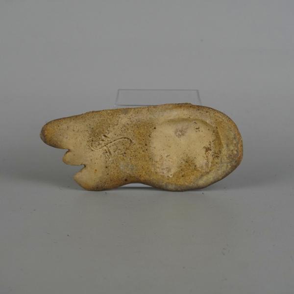 品名 　陶板　信楽焼 　(花台・飾卓)サイズ 　高さ 　約0.8センチ　　横幅 　約14センチ　奥行 　約6センチ