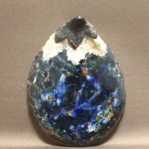 品名 　文山 越前文山　なす型サイズ 　高さ 　約1.8センチ　　横幅 　約14.5センチ　奥行 　約11センチ