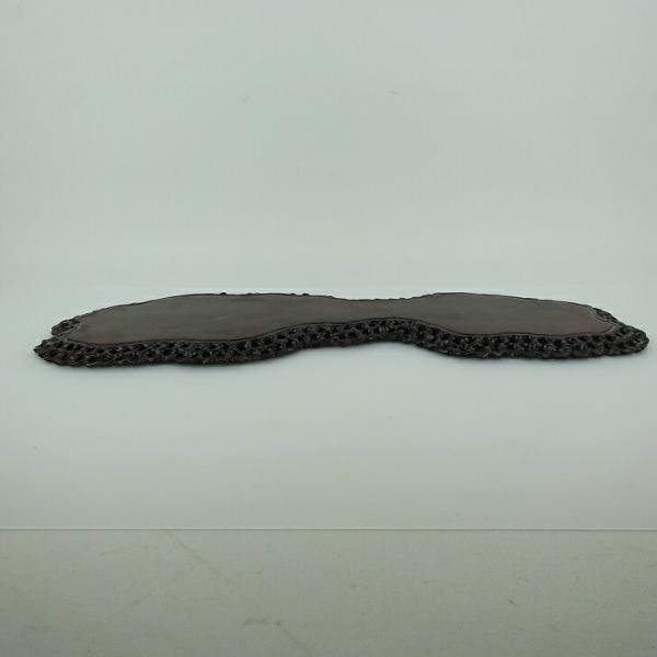 品名　地板　花台 (卓台/小品卓)サイズ　高さ　約0.8センチ　　横幅　約40.5センチ　奥行 　約14センチ