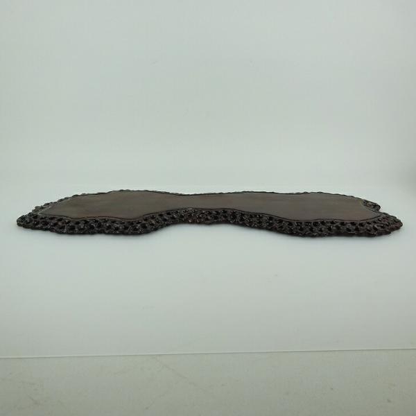 品名　地板　花台 (卓台/小品卓)サイズ　高さ　約1センチ　　横幅　約40センチ　奥行 　約13センチ