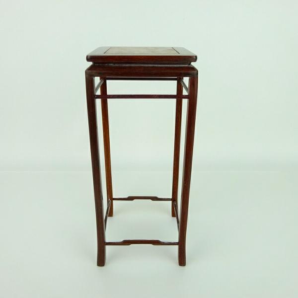 品名 　花台 高卓　(卓台/小品卓)サイズ 　高さ 約20センチ　　横幅 約8センチ　奥行 約8センチ