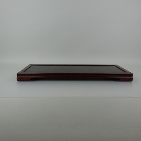 品名　卓　花台 (卓台/小品卓)サイズ　高さ　約3.3センチ　　横幅　約45センチ　奥行　約18.5センチ